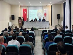 Mut'ta okullar�n g�venli�i i�in toplant� yap�ld�
